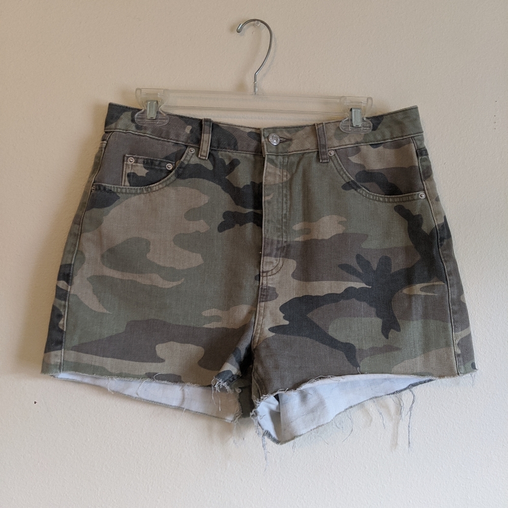 Topshop Moto mom shorts